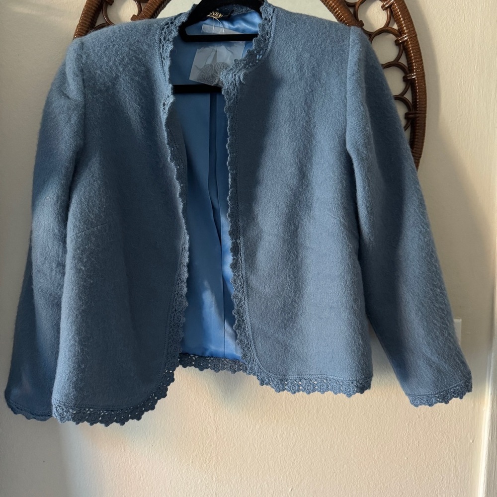 Haneke Wool blazer coat size medium